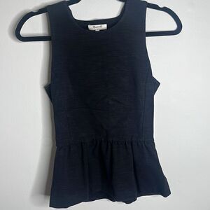 Women’s Madewell XS Black Sleeveless Top
